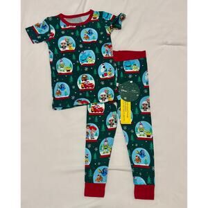 Little Sleepies Pixar Bamboo PJ Set - NEW WITH TAGS - Size 2T